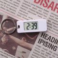 Electronic Clock Keychain Mini Electronic Neutral Student Elliptical Watch Digital Time Display Wall Clock Keychain  Led Clock. 