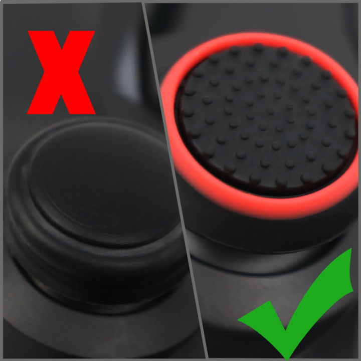 4pcs%20Silicone%20Analog%20ThumbStick%20Grip%20Caps%20Cover%20For%20PS5/PS4/PS3/Switch%202%20Accessories%20For%20Steam%20Deck/Xbox%20One/Xbox%20360%20Controller%20-%20Image%203