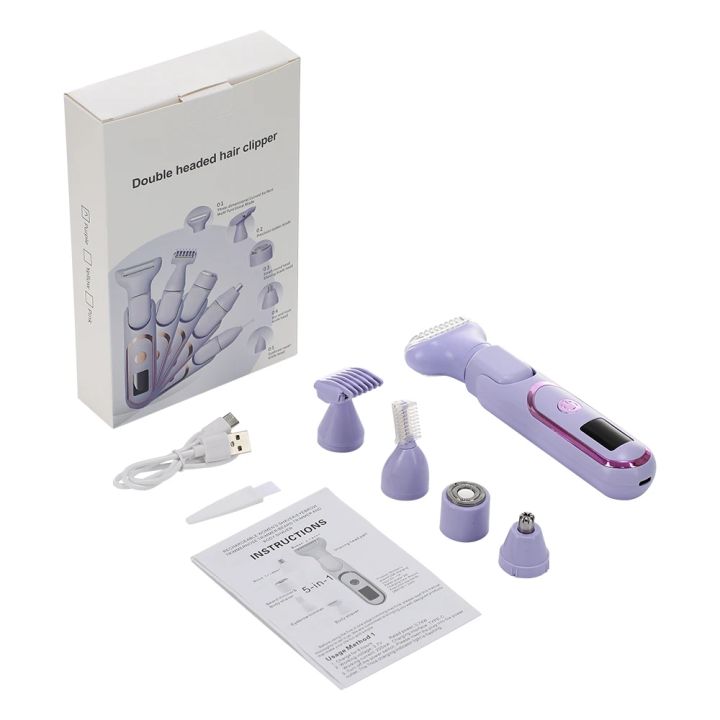 5%20in%201%20Electric%20Razor%20for%20Women%20Shaver%20Lady%20Shaver%20Body%20Hair%20Trimmer%20for%20Armpit%20Bikini%20Arm%20Leg%20Face%20Mustache%20Portable%20Painless%20-%20Image%207