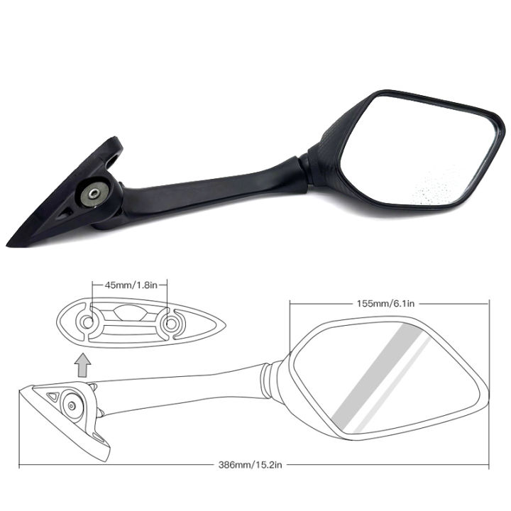 Motorcycle%20Side%20Rear%20View%20Mirror%20Blind%20Spot%20Rearview%20Mirrors%20For%20YZF%20R3%202015-2017%20R25%202014-2016%20YZF-R3%20YZF-R25%20Sport%20Bike%20HONDA%20-%20Image%202