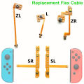 Replacement SL SR ZR ZL L Right Left Key Button Ribbon Flex PCB Cable for Nin-tendo Switch JoyCon NS Repair Part. 