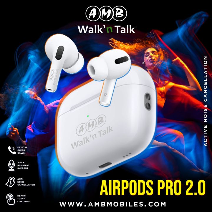 AMB airpods pro 2 wireless airpod super sound Bass charging case