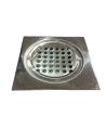 Floor drain waste jali jaali stainless steel 6x6 Fix pech design kitchen bathroom. 