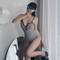 Women One Piece Swimwear Style Cute Checkered Open Back Bathing Suit Sweet Simple Swimsuit Summer Beachwear Swimsuit Dress.