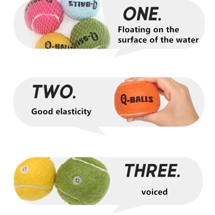 4Pcs/Set%20Dog%20Toy%20Q-MONSTER%20Thick%20Walled%20Natural%20%20Squeak%20Chew%20Balls%20for%20Dogs%20Tennis%20Interactive%20Bouncy%20Balls%20for%20Training%20-%20Image%204