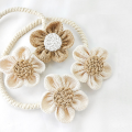Flower Curtain Tie Rope Backs Holdbacks Buckle Clips Accessory Rods Accessoires Hook Holder Home Decorations. 