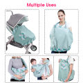 Baby Wrap Newborn Sling Dual Use Infant Nursing Cover Carrier Mesh Fabric Breastfeeding Carriers Up To 130 Lbs (0-36M). 