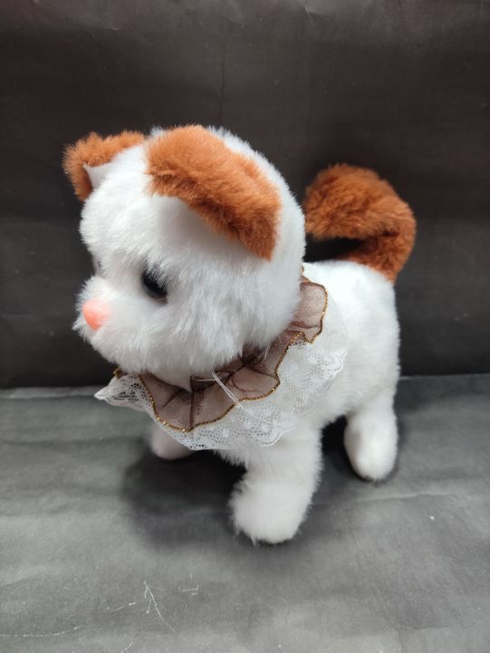 7"%20Inch%20Walking%20Plush%20Kitty%20Toy%20Stuffed%20Animal%20Electric%20Interactive%20with%20Dress%20Talking%20Musical%20Cute%20Plush%20Toy%20White%20Cat%20Tail%20Wagging%20Christmas%20Birthday%20Gifts%20for%20Kids%20Toddlers%20-%20Image%209
