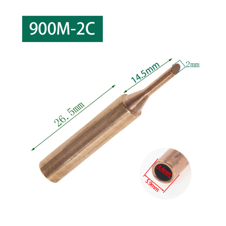 5Pcs%20900M-T%20Pure%20Copper%20Soldering%20Iron%20Tip%20Soldering%20iron%20BGA%20Soldering%20Station%20Lead-free%20Solder%20Tips%20Branding%20Iron%20Welding%20-%20Image%203