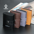 2023 Rfid Blocking Protection Men Card Wallets Hasp Small Card Wallets PU Leather Slim Mini Wallet Qaulity Male Purses. 