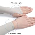 1 Pair Ice Silk Sun Protection Arm Covers Unisex Elbow Cover Outdoor Cycling Running Fishing Driving Cool Anti-UV Arm Sleeves.