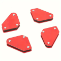 4pcs Welding Magnet Magnetic Holder 45/90/135 Degrees 9LB Arrow Clamp Magnetic Clamp For Welding Positioner Locator Tools. 