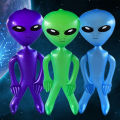 1pcs PVC Inflatable Toy Alien Doll Bar Party Alien Model Props Summer Beach Pool Water Toys Indoor Outdoor Festival Decorations.