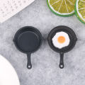 1:12 Dollhouse Miniature Frying Egg Pans for Dolls House Cooking Ware Play Kitchen Toy Accessories.