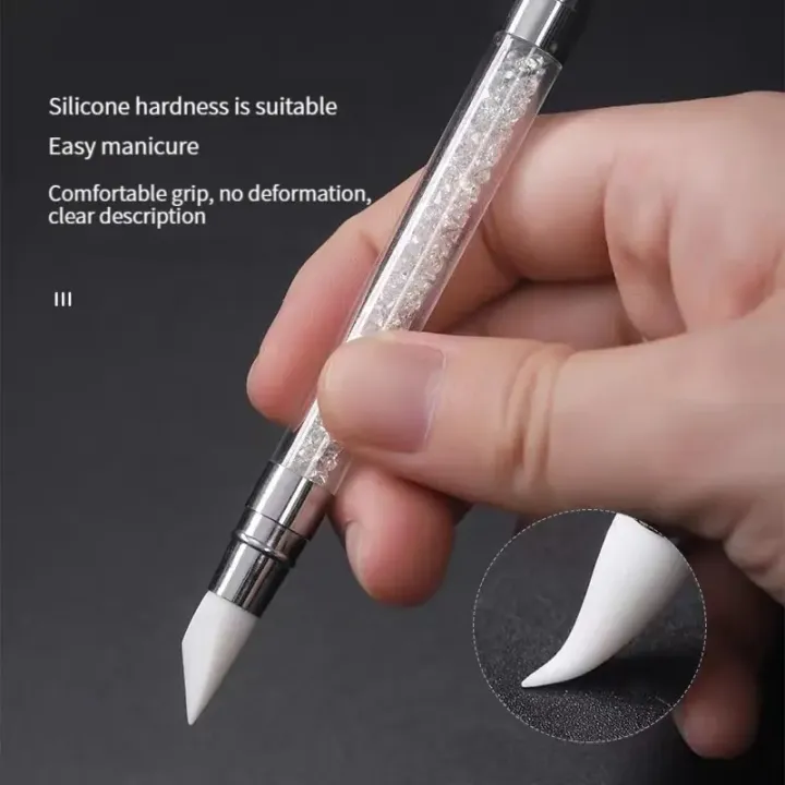 Dual-ended%20Silicone%20Sculpture%20Nail%20Art%20Pen%20Nail%20Art%20Brush%20Carving%20Mirror%20Glitter%20Powder%20Dotting%20Painting%20Nail%20Pen%20Manicure%20Tools%20-%20Image%203