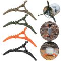 Nylon Gas Canister Stand Foldable Outdoor Gas Tank Bracket Camping Stove Bottle Stand Universal Tripod Folding Canister Stand. 