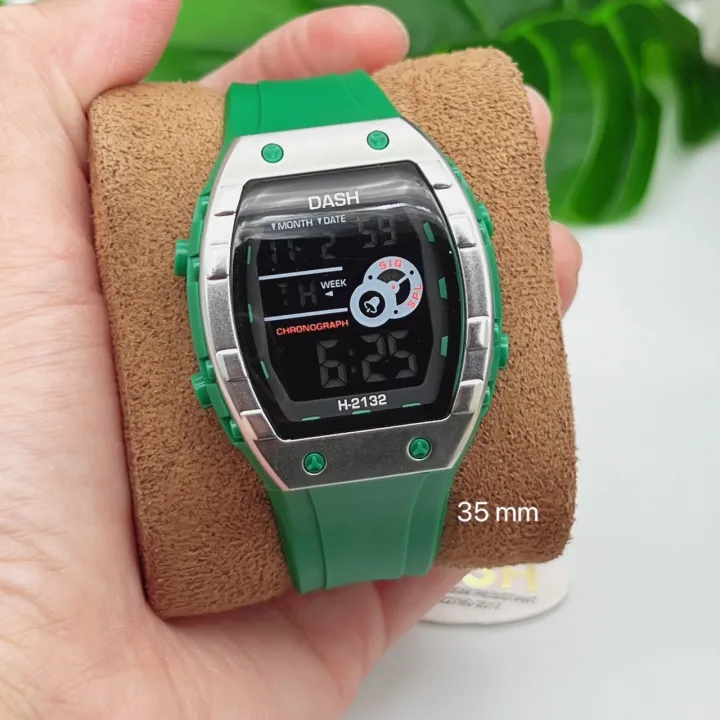 Brand new dash digital wrist watch is comfortable for women and men who like the modernity. it is also 3 m waterproof and 16 colors available.