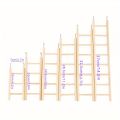 1pc Parrot Toy Wooden Bird Climbing Ladder, Parrot Bird Cage Supplies, Solid Wood Stand Climbing Ladder,Hamster ladder. 