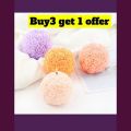 pack of 4 .. Rose flower ball shape candles. 