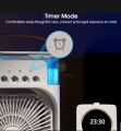3 in 1 mini air coller with ice cubes & fan spray Gear wind adjusment with 7 ambient lighting.... 