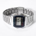 for Casio Stainless Steel Strap 18mm Metal Watchband for A158/A159/AQ230/F91W/AE1200/AE1300/B650/AQ230 Square Bracelet Wristbelt. 