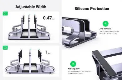 UGREEN%20VERTICAL%20LAPTOP%20STAND%20DUAL%20SLOT%20FOR%20MACBOOK%20-%20Image%202