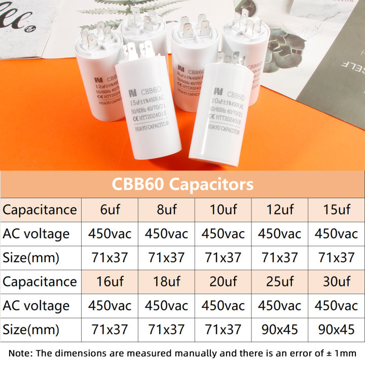 CBB60%20Capacitor%20450VAC%20Double%20Insert%2050/60hz%20Electric%20Replacement%20Start%20Run%20Capacitor%20For%20Air%20Compressor%20Water%20Pump%20Motor%20-%20Image%202