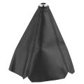 Multiple Styles 16mm Universal PU Leather Car Gear Shift Collars Auto Manual Stick Shifter Knob Boot Cover Gaiter Accessories. 