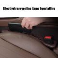 1 Pair Universal PU Car Seat Gap Stuff Side Seam Car Gap Filler Leakproof Seat Gap Storage Organizer Car Interior Accessories. 