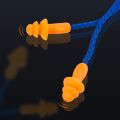 Noise Cancelling Ear Plugs Silicone Corded Ear Plugs Ears Protector Reusable Anti-Noise Earplugs Headwear Earmuff.
