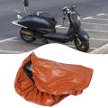 1pc Motorcycle Seat Cover Elastic PU Leather Motorbike Seat Protector Cushion Waterproof Sunscreen Seat Cover Motorcycle Parts. 