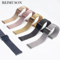14/16/18/20/22mm Universal Milanese Watchband Quick Release Watch Band Mesh Stainless Steel Strap Wrist Belt Bracelet Silver.
