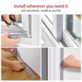 6M Soundproof Foam Sliding Window Sealing Strip  Wearable Casement Window Weather Stripping Door Gap Filler Acoustic Seal Tape. 