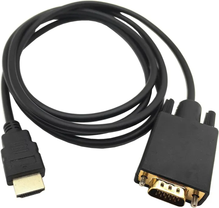 HDMI%20to%20VGA%20Adapter%20Cable,%206Ft/1.8m%20Gold-Plated%201080P%20HDMI%20Male%20to%20VGA%2015%20Pin%20Male%20Active%20Video%20Converter%20Cord%20Support%20PC,%20DVD%20Player,%20Laptop,%20Monitors,%20Projector%20-%20Image%202