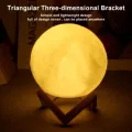1 LED Moon Light Galaxy Light, DIY Moon Night Light, Girl, Boy, Child, Woman Birthday Gift, Bedroom Decoration (Warm Light). 