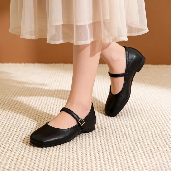 Women's%20French%20Soft-Sole%20Mary%20Jane%20Flats,%20Square-Toe%20Buckle%20Strap%20Shallow-Mouth%20Pumps,%20All-Season%20Vintage%20Elegant%20Casual%20Shoes.%20-%20Image%205