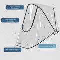 Universal Stroller Rain Cover - Waterproof Transparent Pram Protector with Zippered Opening, Breathable Umbrella Design. 