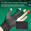Billiards Glove Left Hand Three Finger Snooker Billiard Glove Non Slip Stickers Elasticity Billiard Training Gloves Accessories. 