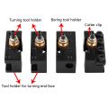 Lathe Tool Holder Set of Aluminum Alloy  Mini Lathe Tool Post and Holder Kit Lathe Tool Post Holder Tool Post Holder. 