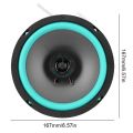 4/5/6.5 Inch Car Coaxial Speakers HiFi Door Subwoofer Automotive Audio Music Full Range Truck Stereo Speaker and Protecting Grid.