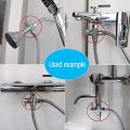 Brass 3-way G1/2 Shower Diverter Valve Water Separator Shower Tee Adapter Adjustable Faucet Switcher Bathroom Replacement Part.