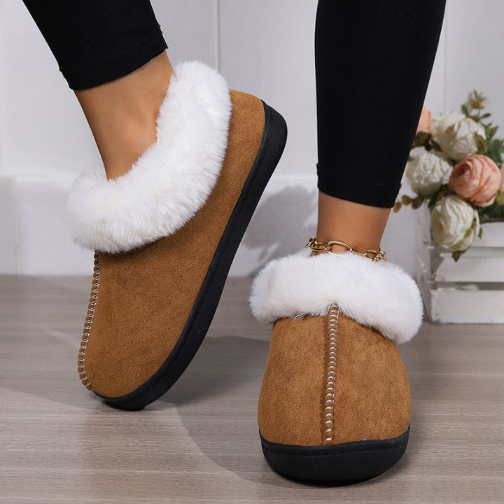 2024%20Winter%20Warm%20Fur%20Indoor%20Home%20Slippers%20Women%20Faux%20Suede%20Closed%20Toe%20Couple%20Slippers%20Woman%20Comfort%20Soft%20Sole%20House%20Shoes%20Slides%20-%20Image%203