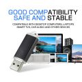 USB Flash Drive 64GB Mini Pen Drive Metal Memory Stick Black Pendrive High Speed External Storage Creative Gifts. 