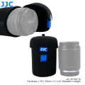 JJC Neoprene Mirrorless Lens Pouch Bag Compact Camera Lens Pouch Case Fold-Over Lens Bag for Fuji Olympus.