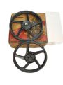 Motorcycle Honda cg125 self/ classic  Alloy rims ( Big hub / imported quality black Trs black polished wheel rims ). 
