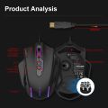 E-YOOSO X-41 USB Wired RGB Gaming Mouse 12400 DPI PAW3327 10 Buttons Programmable Game Optical Mice for Computer PC Laptop. 