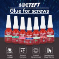 10ml Threadlocker Loctites 222 242 243 262 263 271 272 277 290 Blue Screw Glues Thread Locking Agents Anaerobic Glues Anti Loose. 