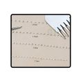 Leather Craft Oblique Flat Cut Hole Punches 3.38/3.85/3.0/2.7mm French Style Oblique Flat Chop Leather Stitching Punch Tool. 