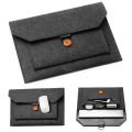 11.6/13/14/15"Laptop Sleeve Felt Ultralight Notebook Tablet Pad Case Multi-pocket Pouch Bag Briefcases for Apple Macbook/ Asus. 