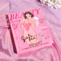 KEVIN & COCO BEAUTY MAKEUP PALETTE BOOK 72 COLOR EYESHADOW , 6 HIGHLIGHTER , 6 BLUSHER +. 
